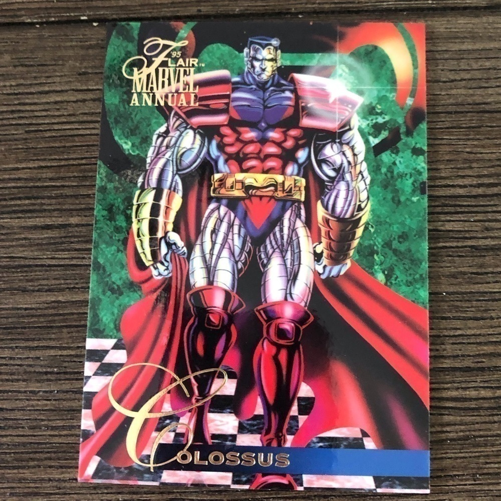 1995 Flair Marvel Annual Trading Card: Colossus #7